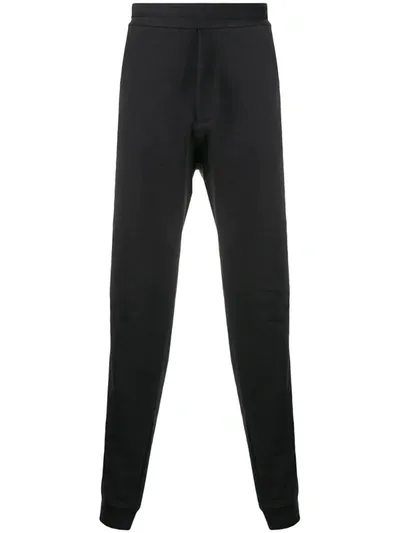 Z Zegna Cuffed Pull-on Track Pants In Black