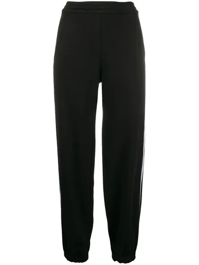 Neil Barrett Side Stripe Track Pants In Black