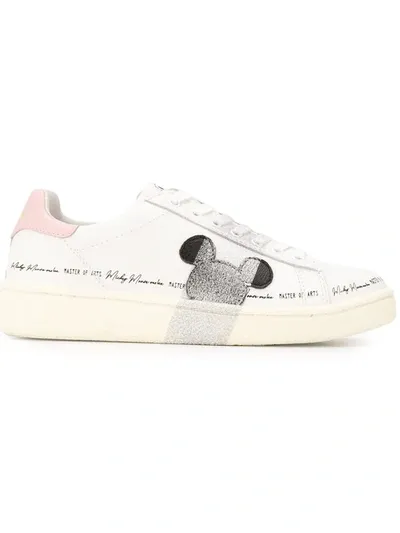 Moa Master Of Arts Women's Shoes Leather Trainers Sneakers In White