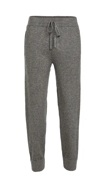 Vince Wool-cashmere Slim Fit Jogger Pants In Medium Grey