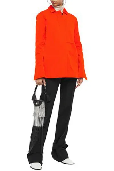 Jil Sander Gosling Gabardine Jacket In Orange