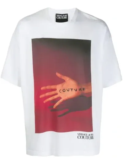 Versace Jeans Couture Printed T-shirt In White