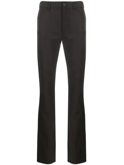 Maison Margiela Straight-leg Gabardine Trousers In Black