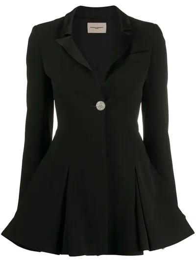 Giuseppe Di Morabito Studded Flared Blazer-style Dress In Black