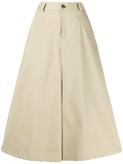 Société Anonyme Wide-leg Trousers In Neutrals