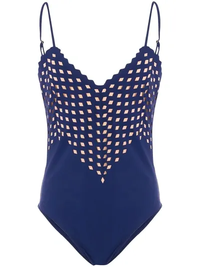 Moeva Dolly Layered Swimsuit In Blue