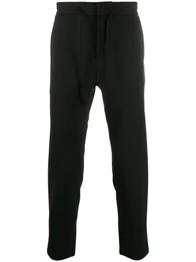 Iceberg Straight Leg Cropped Trousers In Black