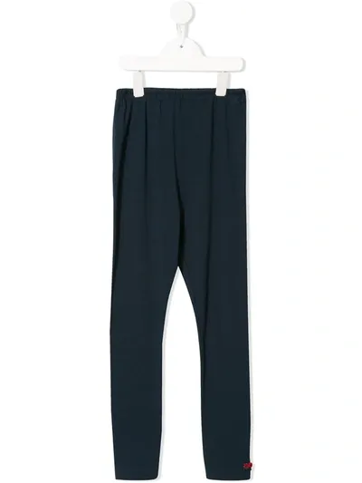 Familiar Kids' Relaxed Fit Bow Detail Trousers In Blue