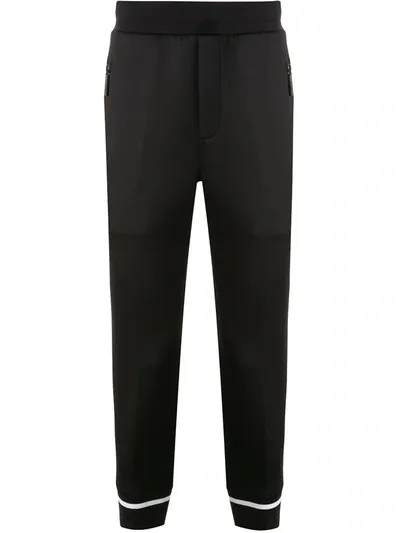 Blackbarrett Contrasting Stripe Track Pants In Black