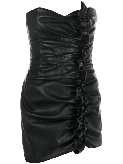 Giuseppe Di Morabito Ruched Mini Dress In Black