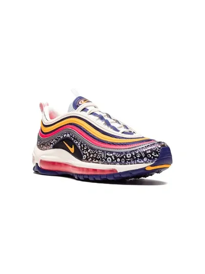 Nike Teen Air Max 97 Gs 'back To School' Sneakers In Purple