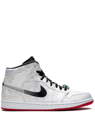 Jordan Air  1 Mid Fearless Edison Chen In White