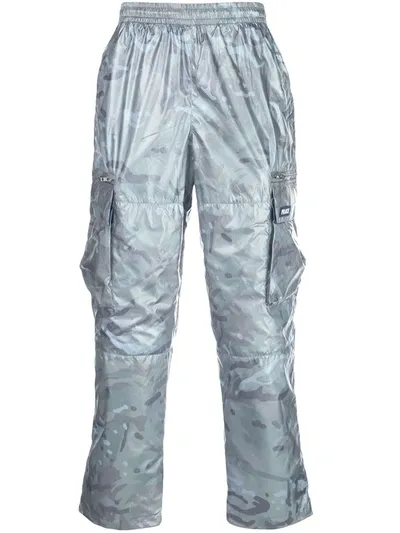 Palace Graphic Print Track Pants In Grey