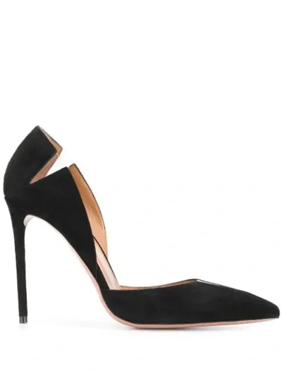 Aquazzura Sharp 105mm Stiletto Pumps In Black