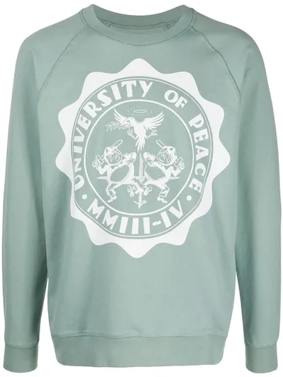 Vivienne Westwood Anglomania Varsity Sweatshirt In Green