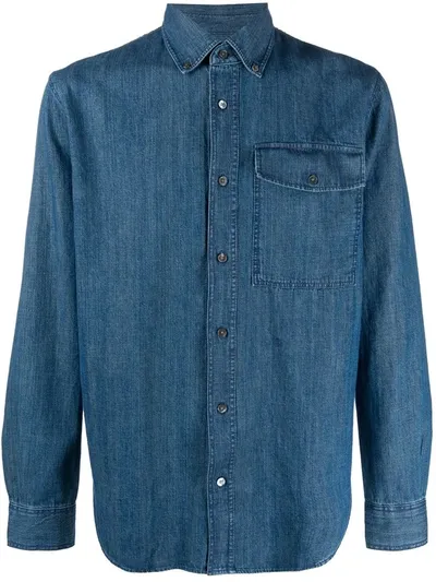 Closed Denim Shirt In Blue