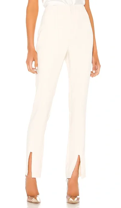 L'academie The Hanriette Pant In Ivory