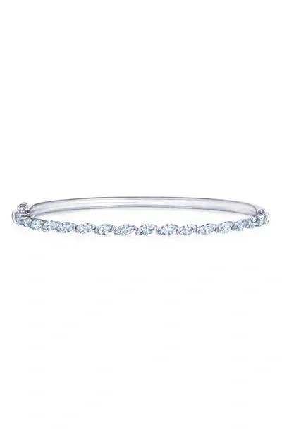 Kwiat Eclipse Marquise Diamond Bangle In White Gold