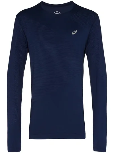 Asics Blue Tokyo Long Sleeve Top