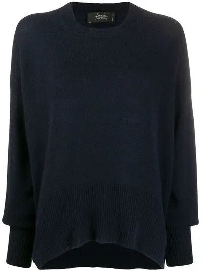 Maison Flaneur Cashmere Relaxed Fit Jumper In Blue