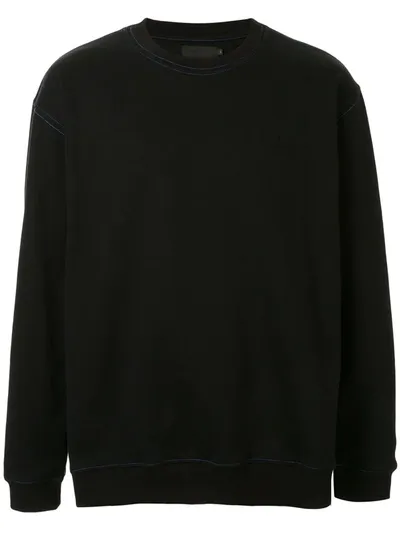 Off Duty Jersey Sweatshirt In Black