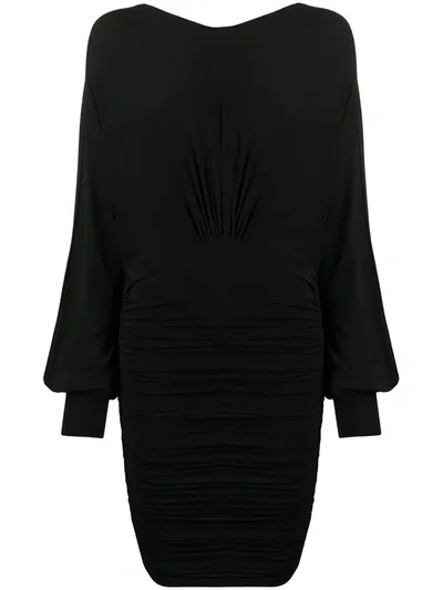 Alexandre Vauthier Open Back Mini Dress In Black