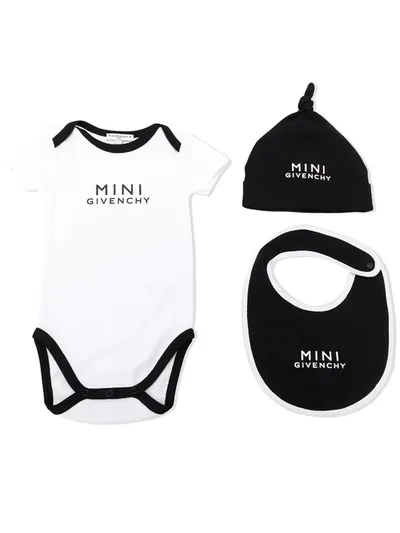 Givenchy Logo Babygrow Set In White