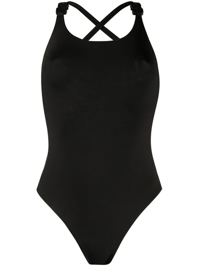 Alyx Plain Buckled One Piece In Black