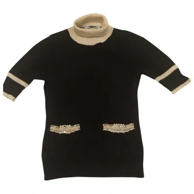 Pre-owned Blumarine Cashmere Jumper In Black