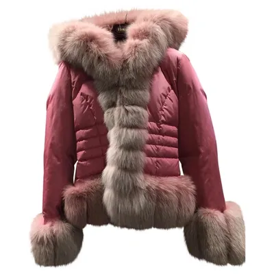 Pre-owned Blumarine Puffer In Pink