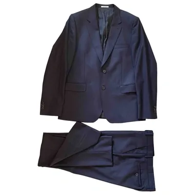 Pre-owned Paul Smith Wool Suit In Blue