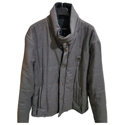 Pre-owned Costume National Wool Jacket In Grey