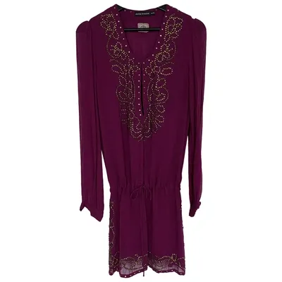 Pre-owned Antik Batik Mini Dress In Purple