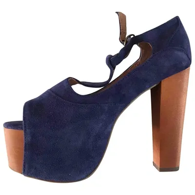 Pre-owned Jeffrey Campbell Heels In Blue