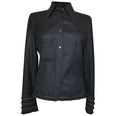 Pre-owned Bogner Wool Jacket In Anthracite