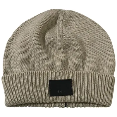 Pre-owned Dior Wool Beanie In Beige