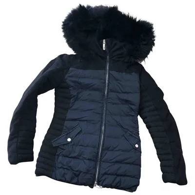 Pre-owned Baldinini Puffer In Black