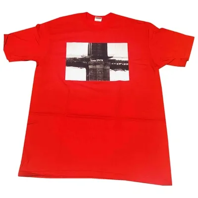 Pre-owned Supreme Red Cotton T-shirt