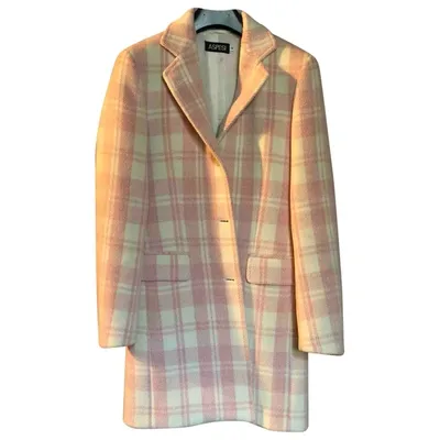 Pre-owned Aspesi Wool Coat In Pink