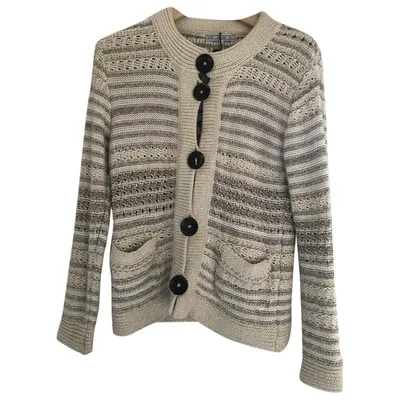 Pre-owned House Of Dagmar Beige Cotton Knitwear