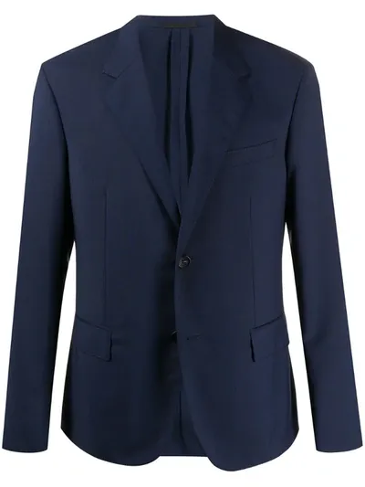 Lanvin Single-breasted Blazer In Blue