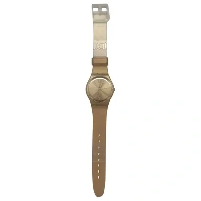 Pre-owned Swatch Watch In Gold