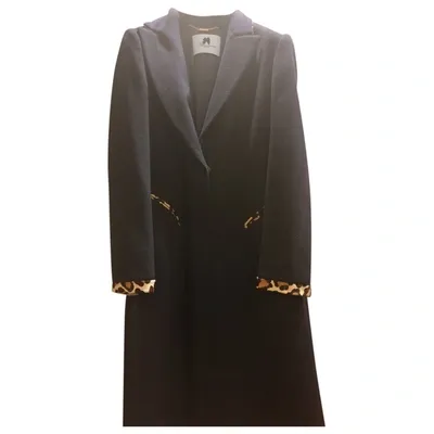 Pre-owned Blumarine Wool Coat In Blue