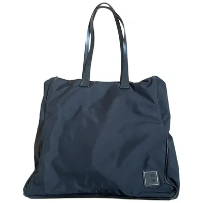 Pre-owned Bally Cloth Tote In Black