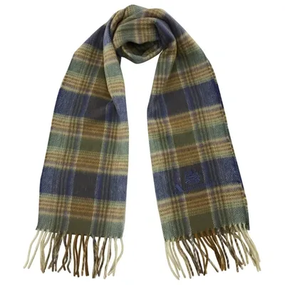 Pre-owned Aquascutum Wool Scarf