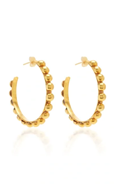 Sylvia Toledano Tribal Gold-plated Hoop Earrings