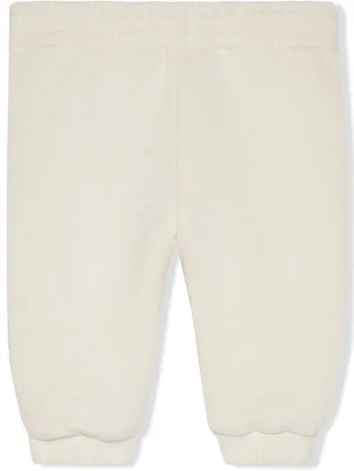 Gucci Babies' Logo Jogging Trousers In White