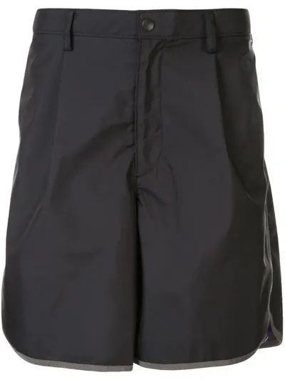 Kolor Sport-style Shell Shorts In Black