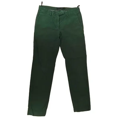 Pre-owned Sofie D'hoore Trousers In Green