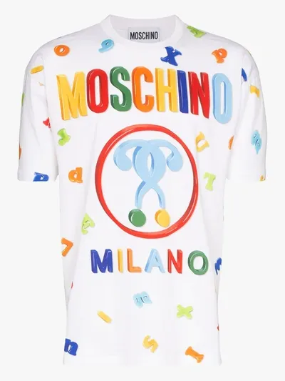 Moschino Fridge Magnet T-shirt In White